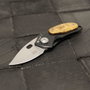 True Navaja Jackknife en bois d'acajou