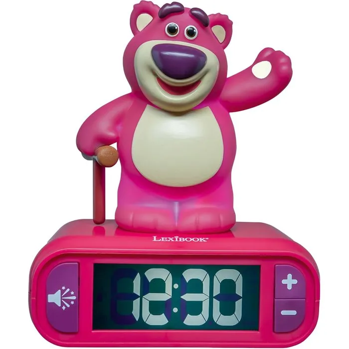 Lexibook Réveil veilleuse Lotso - Rouge, Blanc Lexibook Réveil veilleuse Lotso - Rouge, Blanc