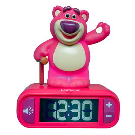 Lexibook Réveil Lumineux Lotso Toy Story avec Veilleuse LCD, Alarme et Sons, Modèle RL800TS1