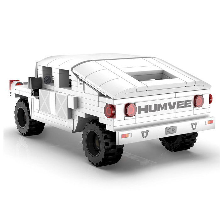 CADA (sous licence) - Kit de Construction 1:24 Humvee Off-Road - Véhicule Tout-Terrain - 328 Pièces - À Partir de 8 Ans