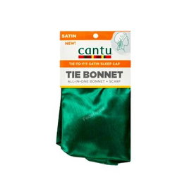 Cantu Satin Tie Bonnet All-in-One Bonnet + Scarf