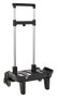 Safta Carro Portamochilas - Chariot trolley pliable à 3 roues pour sacs, noir, 32x88x23.5 cm
