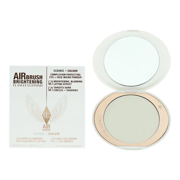 Charlotte Tilbury Airbrush Flawless Éclaircissement Poudre compacte Média équitable