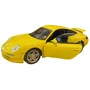 Cararama Voiture miniature de collection - Porsche 911 Carrera S Coupé - Jaune - 1/24