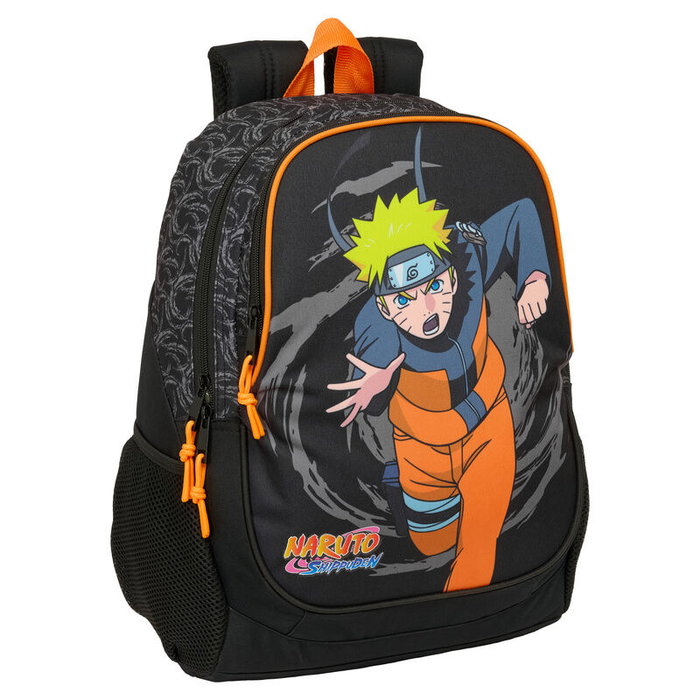 SAFTA Sac à dos Naruto Shippuden 44 cm avec compartiments, bretelles ergonomiques, adapté aux chariots et poches latérales pour bouteilles SAFTA Sac à dos Naruto Shippuden 44 cm avec compartiments, bretelles ergonomiques, adapté aux chariots et poches latérales pour bouteilles