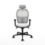Chaise de Bureau avec Appui-tête Piqueras y Crespo 1D036N2 Blanc