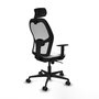 Chaise de Bureau avec Appui-tête Piqueras y Crespo 1D036N2 Blanc