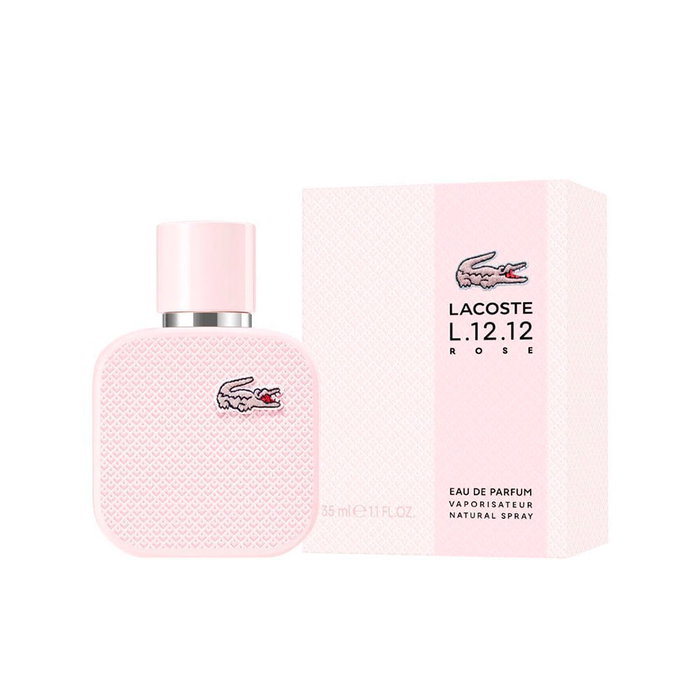 Lacoste L.12.12 Rose Eau de Parfum pour Femme, Vaporisateur 35 ml