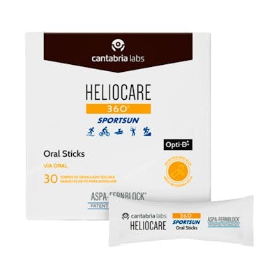 Heliocare 360º SPORTSUN Bâtonnets buccaux 30 unités