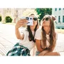 Lexibook StarCAM Print - Appareil photo instantané numérique HD avec impression, 2 capteurs 1,3 MP, fonctions vidéo, 32 Go Micro-SD, kit de personnalisation, rechargeable USB-C