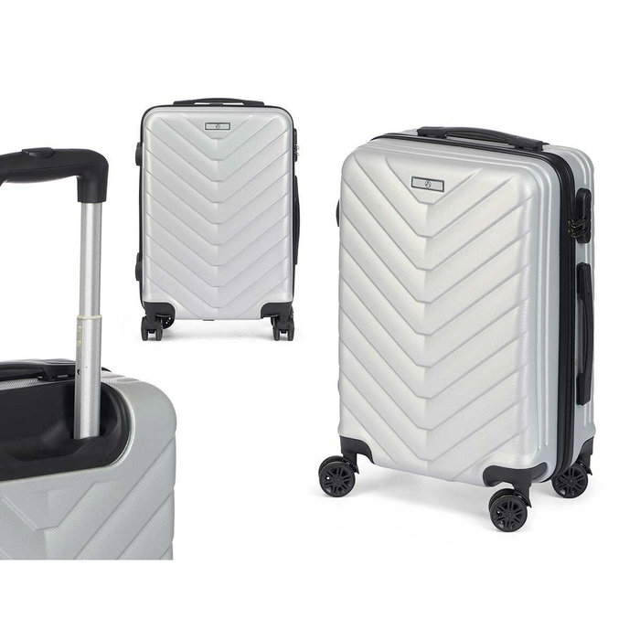 ARTE REGAL Malette Escama Cabine ABS Gris Clair