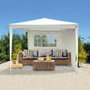 Aktive Tonnelle 270 x 255 x 270 cm Acier Crème