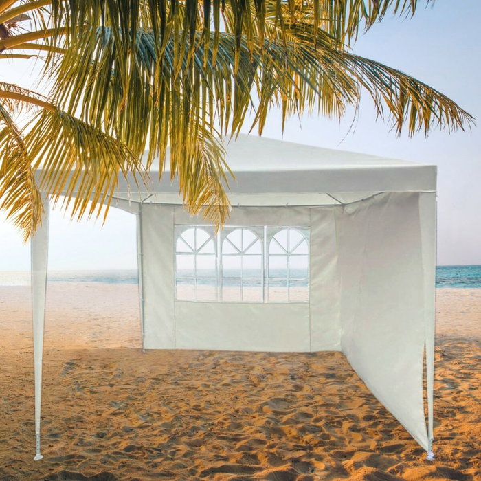 Aktive Tonnelle 270 x 255 x 270 cm Acier Crème