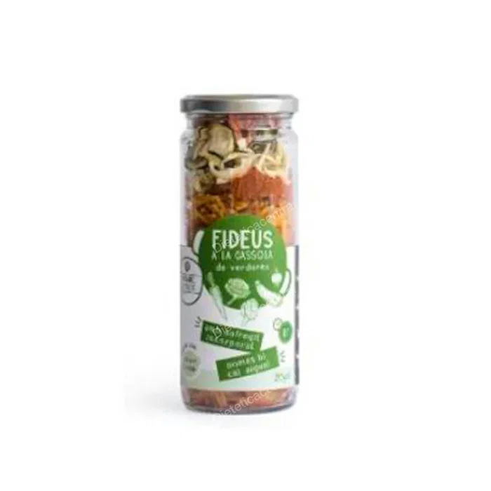 BOTANIC&FRUITS Fideos A La Cazuela De Verduras 215Gr - Kit de Cuisson de Nouilles aux Légumes avec Sauce Sofrito, Pâtes de Blé Dur Numéro 4 BOTANIC&FRUITS Fideos A La Cazuela De Verduras 215Gr - Kit de Cuisson de Nouilles aux Légumes avec Sauce Sofrito, Pâtes de Blé Dur Numéro 4