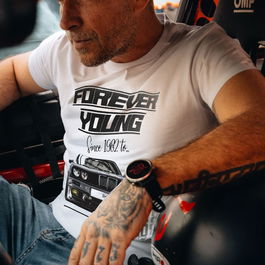 Radikal Revolution T-Shirt Forever Young Blanche Taille M RKE30102M