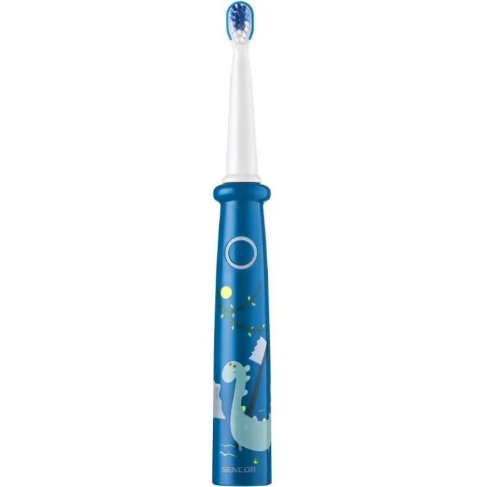 Sencor SOC 0910BL Brosse à dents électrique pour enfants - 2 modes, 26000 vibrations/min, autonomie 15 jours, minuterie intelligente Sencor SOC 0910BL Brosse à dents électrique pour enfants - 2 modes, 26000 vibrations/min, autonomie 15 jours, minuterie intelligente