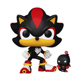 Funko Pop! Figure Sonic The Hedgehog - Shadow avec Dark Chao - Vinyle 9,8 cm - Figurine de Collection