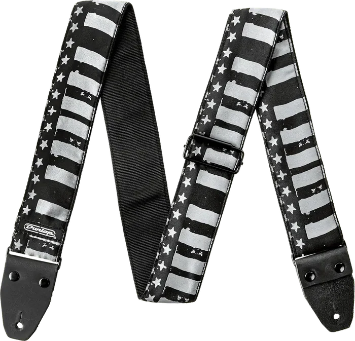 DUNLOP Sangle Jacquard Stars And Stripes pour Guitare ou Basse DUNLOP Sangle Jacquard Stars And Stripes pour Guitare ou Basse