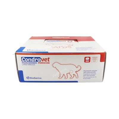 Bioiberica Vet Condrovet Force HA Complément Articulaire pour Chiens de Grande Taille (+25 kg) - 360 Gélules Bioiberica Vet Condrovet Force HA Complément Articulaire pour Chiens de Grande Taille (+25 kg) - 360 Gélules