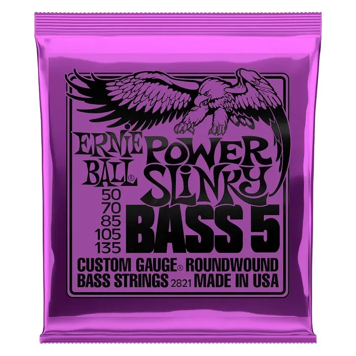 ERNIEBALL JUEGO BAJO ELÉCTRICO SLINKY 5 St.50-135 P ERNIEBALL JUEGO BAJO ELÉCTRICO SLINKY 5 St.50-135 P