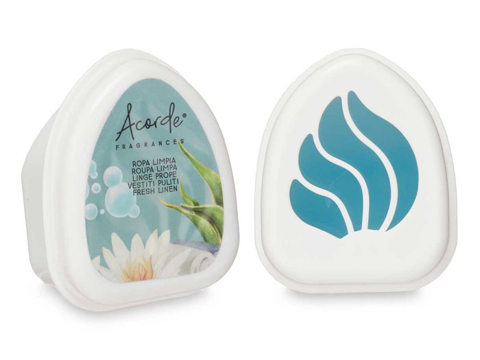 Acorde Lot de 4 désodorisants mini Ropa Limpia gel bleu 24 x 7 x 4 cm (Set de 12)