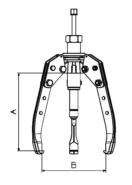 Forza Extracteur hydraulique auto-centrant 225x260 12T Forza Extracteur hydraulique auto-centrant 225x260 12T