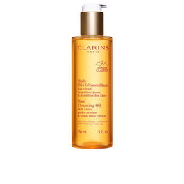 Clarins Super Huile Démaquillante Sensitive, Élimine Maquillage Résistant à l'Eau, 150 ml, Rechargeable