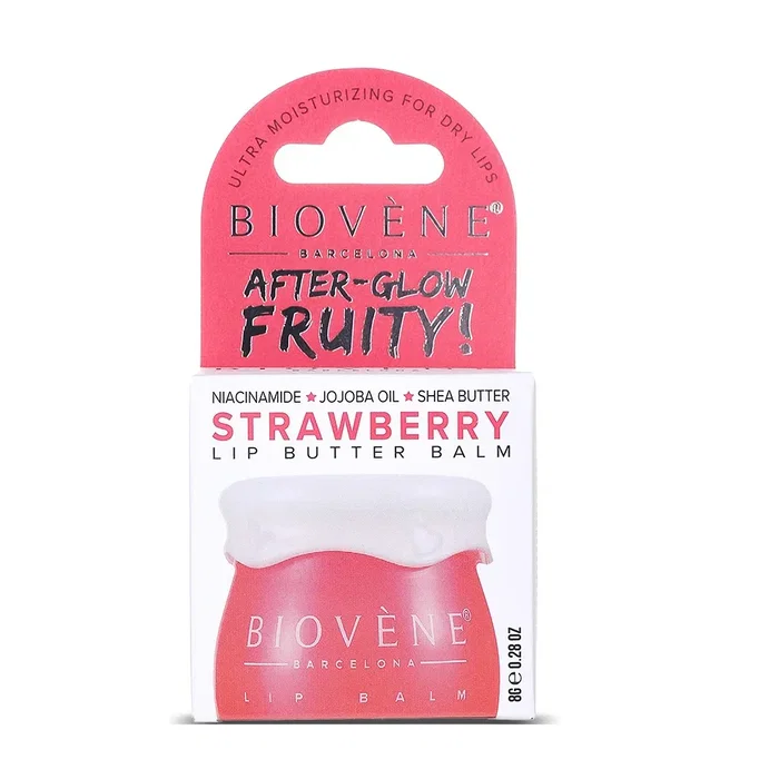 Biovene Baume à lèvres Fraise + Niacinamide 8 g Biovene Baume à lèvres Fraise + Niacinamide 8 g
