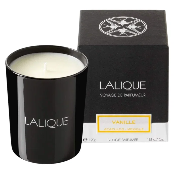 Lalique Bougie parfumée Vanille Acapulco Mexique Lalique Bougie parfumée Vanille Acapulco Mexique