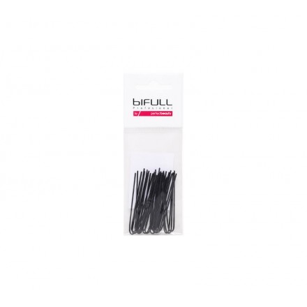 Bifull Épingles à cheveux de 55 mm, Noir, lot de 20 Bifull Épingles à cheveux de 55 mm, Noir, lot de 20