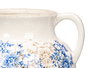 Giftdecor Vase Nonna 2 Anses Bleu Beige 16 cm en Céramique (Set de 6)