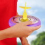 IMC Toys Jet Disc - Disque volant combinant disque et avion - Diamètre 15 cm - Modèles assortis - Produit en espagnol