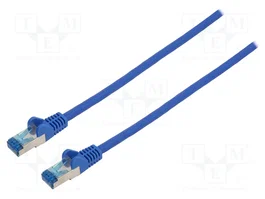 GOOBAY Câble Ethernet Patch cord Cat 6a S/FTP 15m Bleu