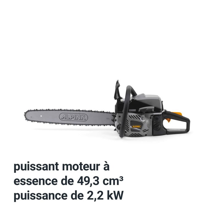 Alpina ACS 50 Tronçonneuse thermique 2200W - Guide 50 cm