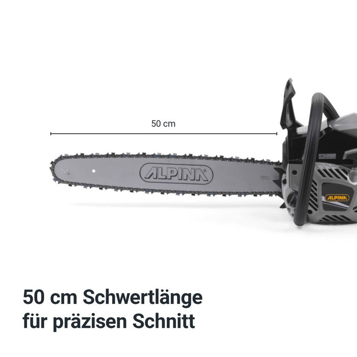 Alpina ACS 50 Tronçonneuse thermique 2200W - Guide 50 cm