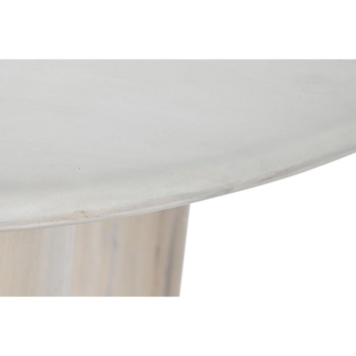 DKD Home Decor Table de Salle à Manger Blanc Bois de manguier 200 x 100 x 76 cm DKD Home Decor Table de Salle à Manger Blanc Bois de manguier 200 x 100 x 76 cm