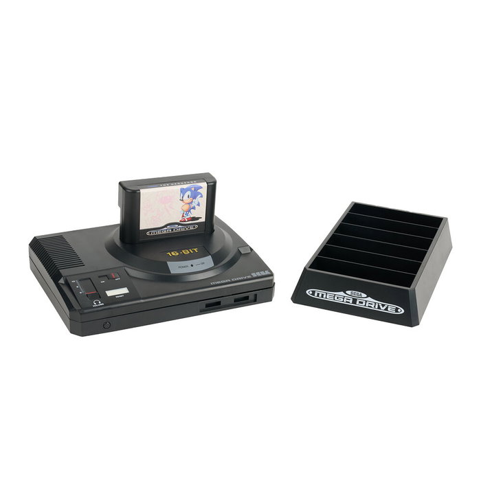 Diorama Console Heroes Mega Drive - Sonic the Hedgehog - Diorama avec plateau de cartouches - À partir de 8 ans