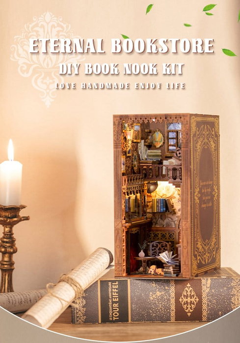 Maquette Book Nook Eternal Bookstore 23 x 11 cm