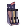 Prof Briquet électronique rechargeable tube couleurs assorties 1,5x1,5x21 cm