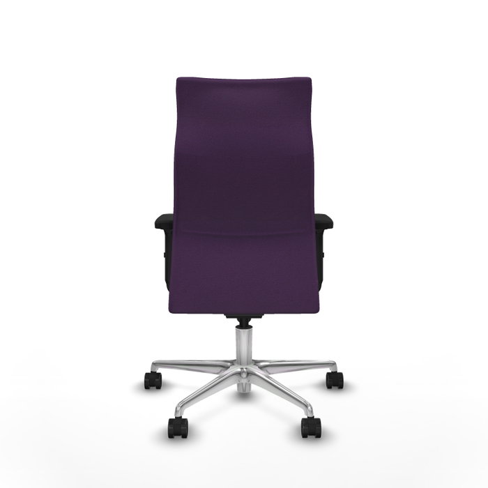 Piqueras Y Crespo Sillón Albacete, mécanisme synchrone, tissu Morado