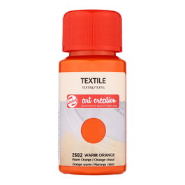 Talens Art Creation Peinture Textile Orange Chaud 2502, 50 ml