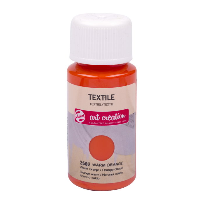 Talens Art Creation Peinture Textile Orange Chaud 2502, 50 ml