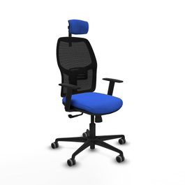 PIQUERAS Y CRESPO Chaise Alfera Synchro Bleu et Noir