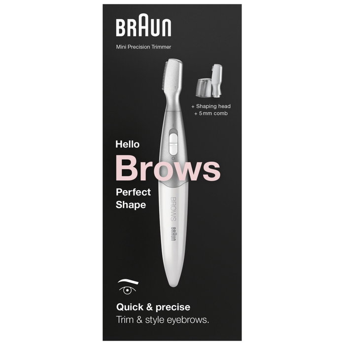 Braun Mini-tondeuse de précision FG1106 - Gris / Blanc