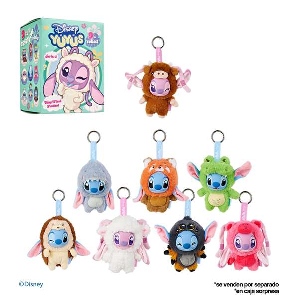 Smoby Peluche YuYus Stitch et Angel 12 cm