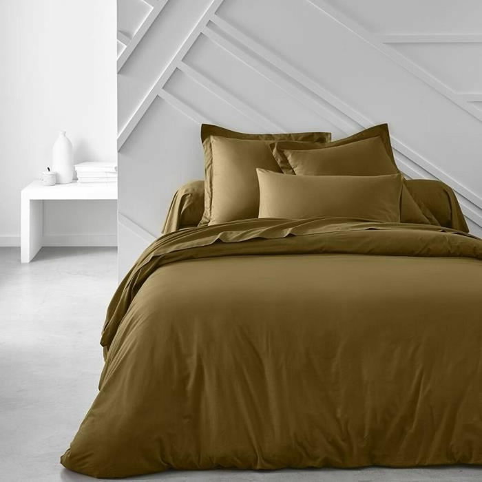 Today TODAY Essential Drap housse 140 x 200+30 cm Bronze