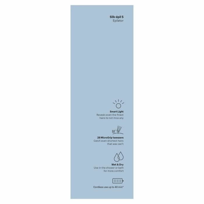 Braun Silk-épil 5-000 Épilateur électrique sans fil Étanche 2 vitesses Rose et Blanc Braun Silk-épil 5-000 Épilateur électrique sans fil Étanche 2 vitesses Rose et Blanc
