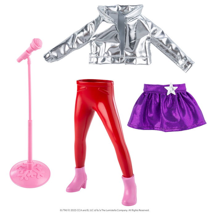 CEFA TOYS Costume Vêtement pour Figurine Elfe sur l'Étagère Thème Rock Star, +3 Ans CEFA TOYS Costume Vêtement pour Figurine Elfe sur l'Étagère Thème Rock Star, +3 Ans