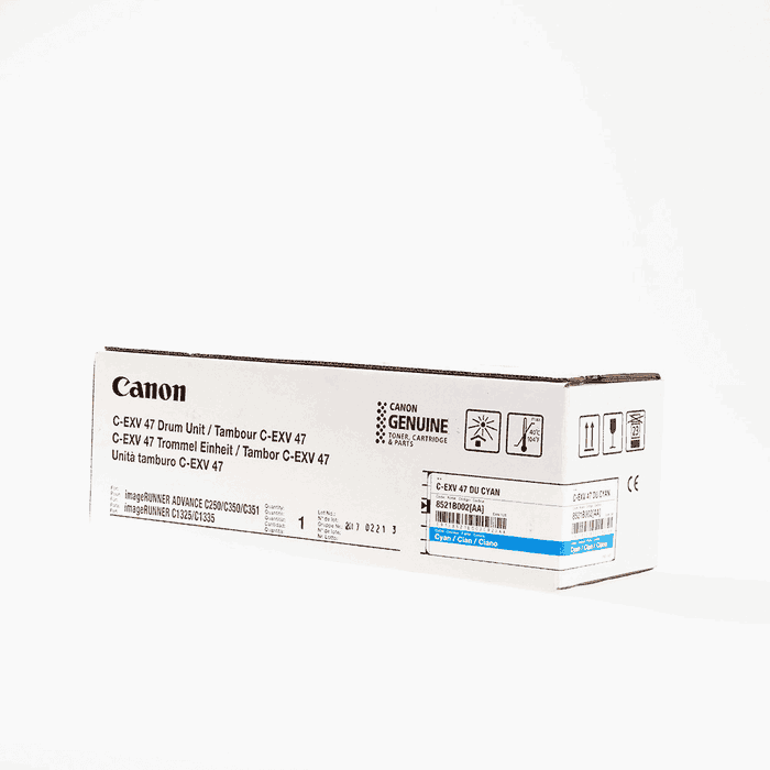 Canon - 8521B002 - Unité tambour (Drum Unit) C-EXV47 cyan pour imprimante laser Canon - 8521B002 - Unité tambour (Drum Unit) C-EXV47 cyan pour imprimante laser