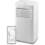 Sencor SAC MT7048C - Climatiseur mobile, 7000 BTU, puissance pour 26 m², classe énergétique A, avec télécommande et mode sommeil